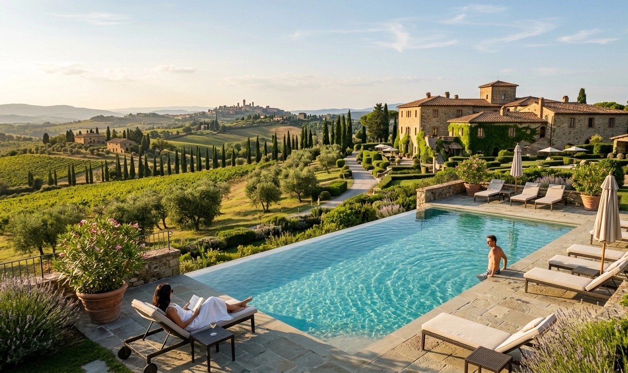 séjour de luxe en Toscane