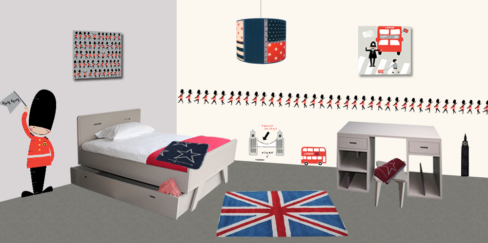 Mobilier enfant Chambramoi : l’exemple de la chambre « Londres »