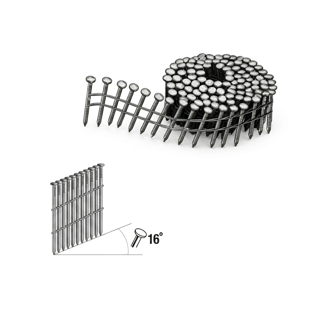 Commandez des clous en rouleaux
