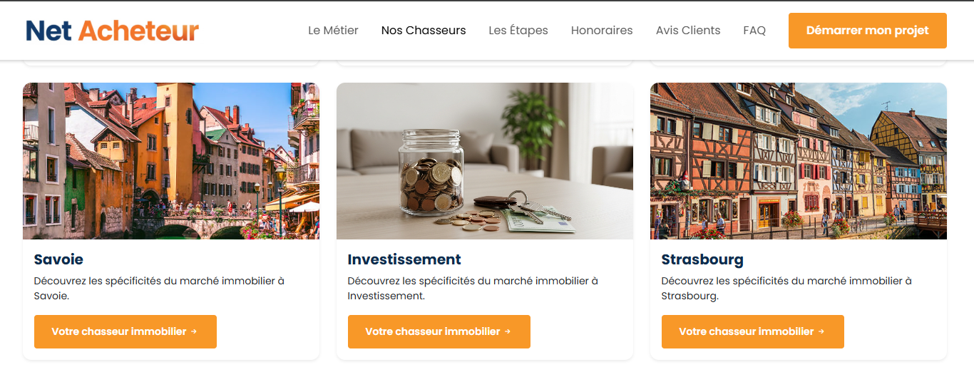 Découvrez votre chasseur bien immobilier Strasbourg sur Net Acheteur !