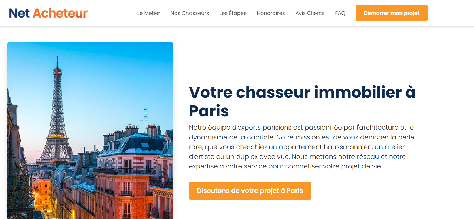 Chasseur immobilier paris