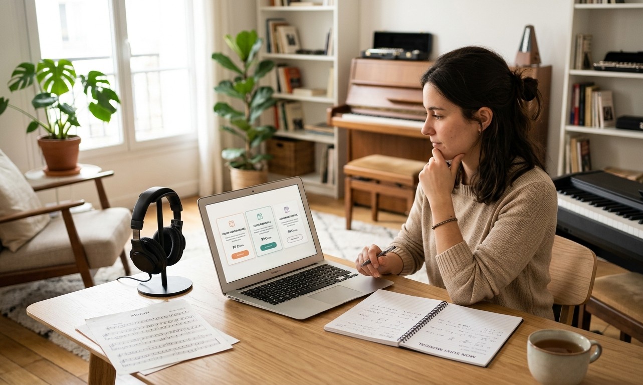 Prendre des cours de piano