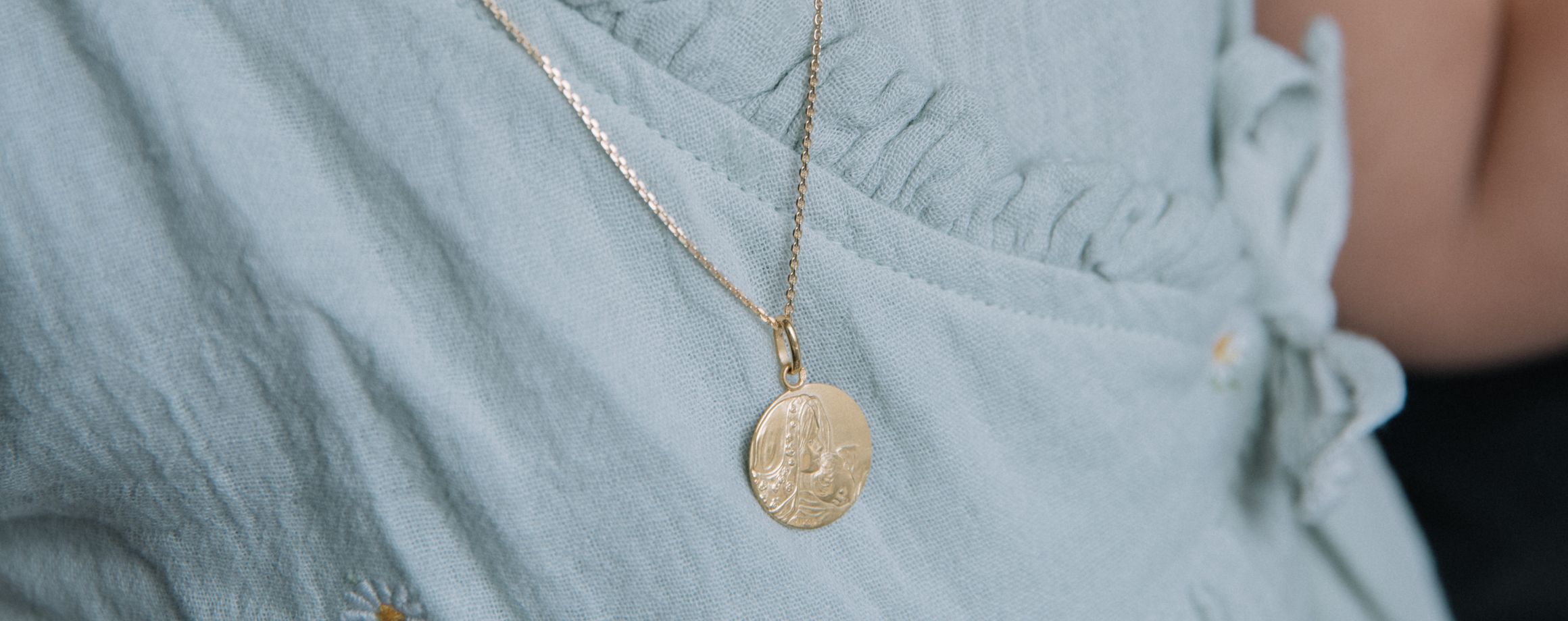 médaille de baptême augis